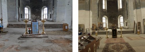 Залиты бетоном и выровнены полы в Богоявленском соборе